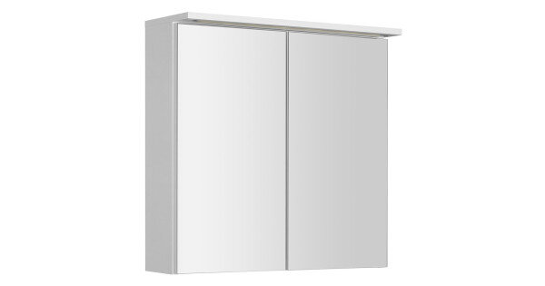 Aqualine KAWA STRIP galérka s LED osvetlením 70 cm, biela (WGL70S)