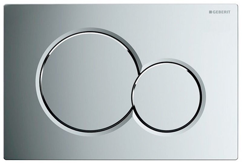 Geberit Sigma01 ovládacie tlačidlo WC, lesklý chróm