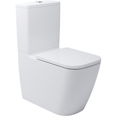 KIELLE Arkas I WC kombi set s nádržkou a SoftClose sedátkom, Vortex, biela