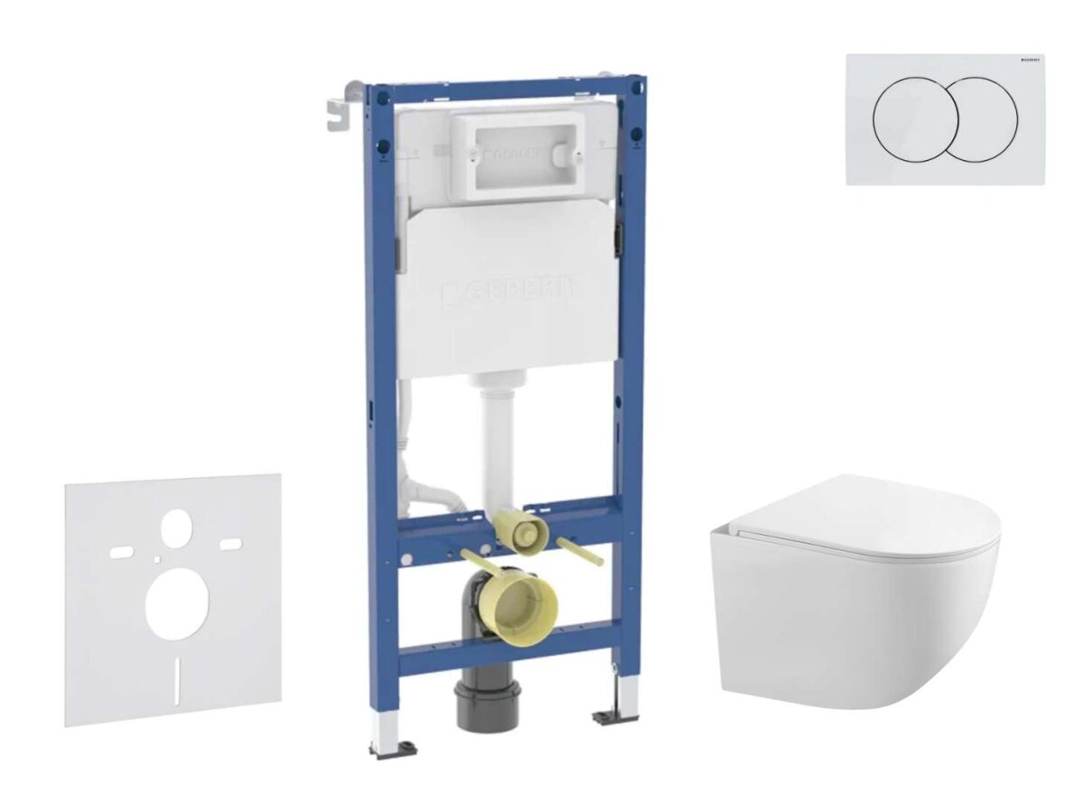 Geberit Duofix predstenový inštalačný set pre závesné WC (modul + WC misa + sedadlo + tlačidlo)