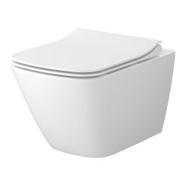 Cersanit City Pro Square Vortex závesná WC misa, biela lesklá